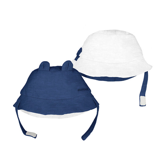 Cappello reversibile lino europeo neonato - Mayoral