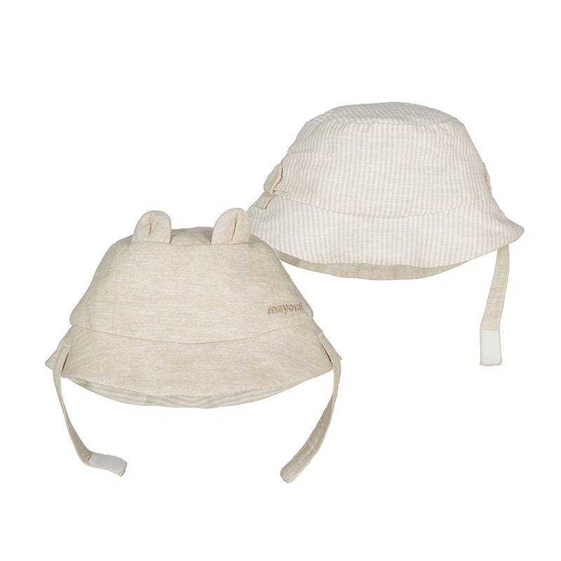 Cappello reversibile lino europeo neonato - Mayoral