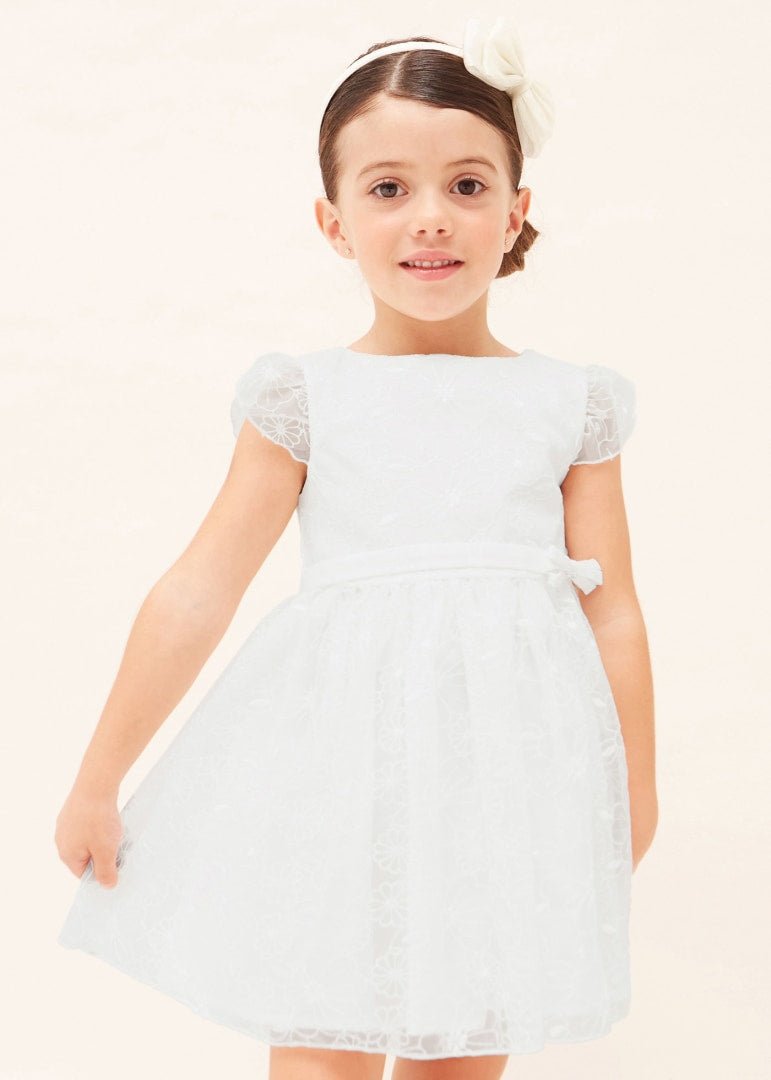 Abito con ricamo bambina - Mayoral - Monelli Shop