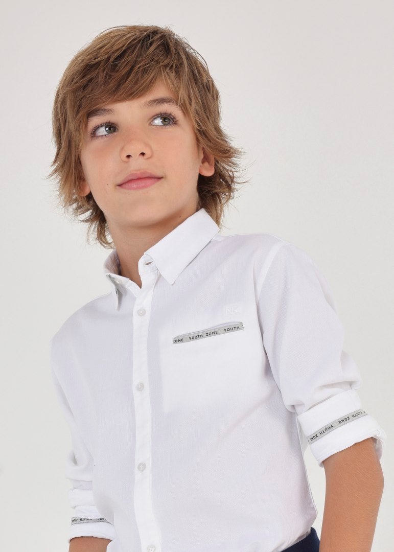 Camicia manica lunga cotone sostenibile ragazzo - Mayoral - Monelli Shop